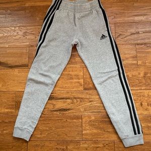Boys Adidas cotton joggers